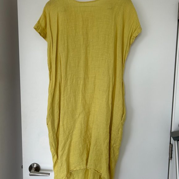 Black Crane Cocoon Dress (lemon) - Picture 4 of 8